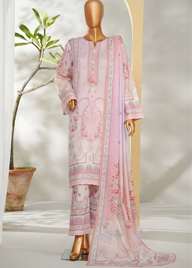 PRINTED LAWN 3PC Stitched COLLECTION By Bin Saeed D-20