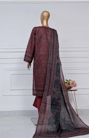 Printed Lawn Vol2 3 Piece Stitched Suit By Sadabahar2025 D-22