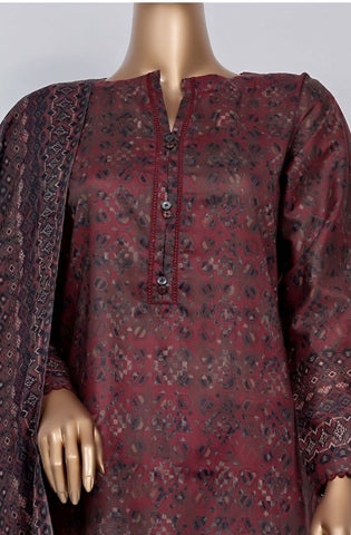 Printed Lawn Vol2 3 Piece Stitched Suit By Sadabahar2025 D-22