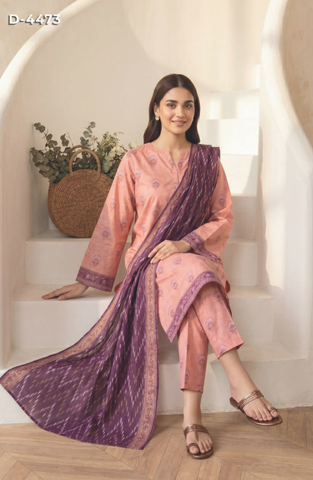 AREEMAN V2 by Shahid Tawakkal | Rotary Printed Lawn 3 Piece Stitched Suit D-3