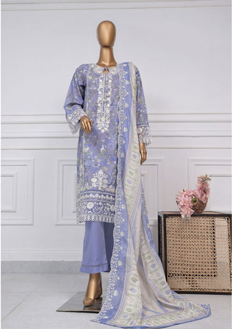 Signature Printed & Embroidered Pret Lawn Coll'25 D-02