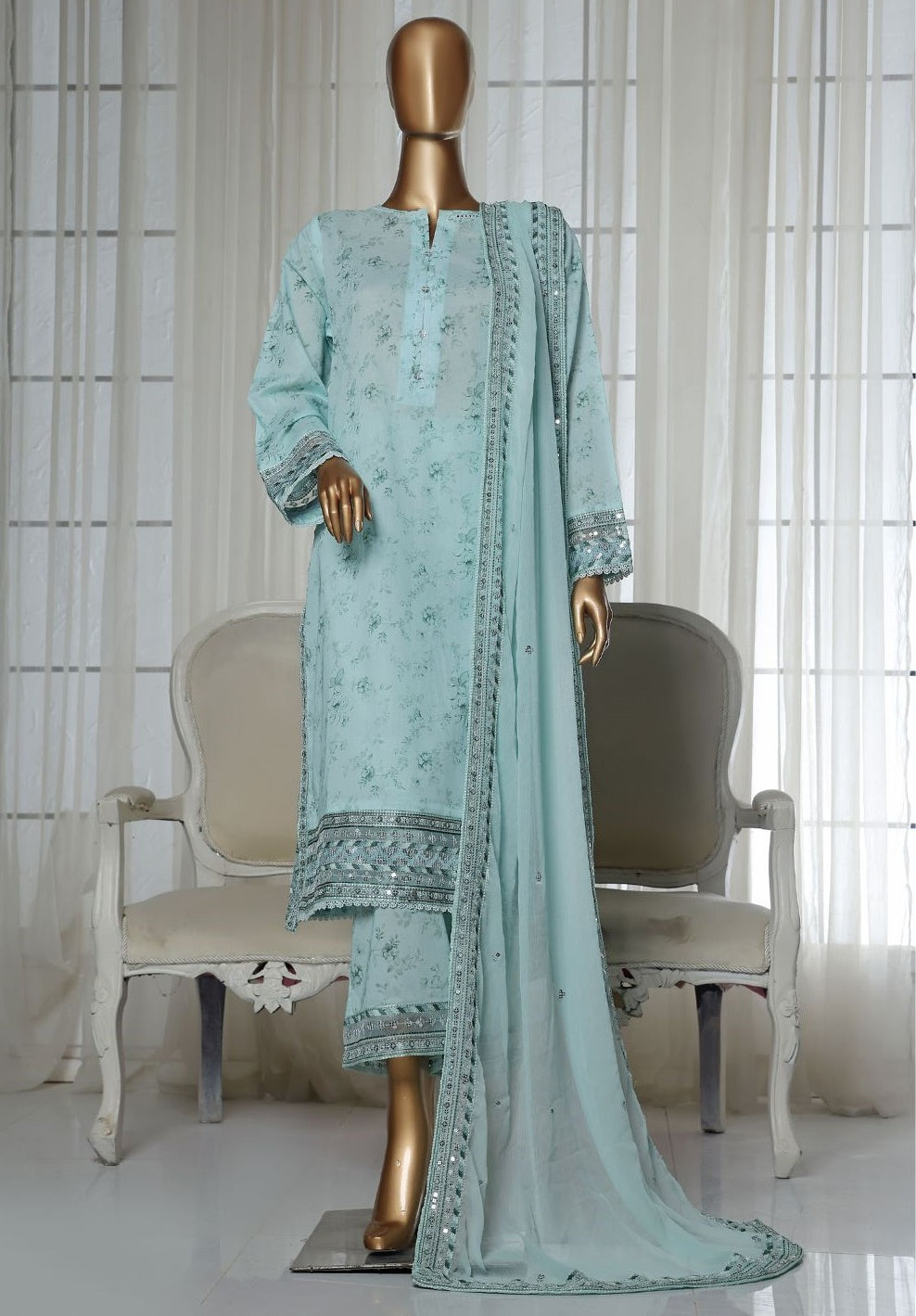Malika Embroidered Festive Collection Vol-02 By Sadabahar D-02