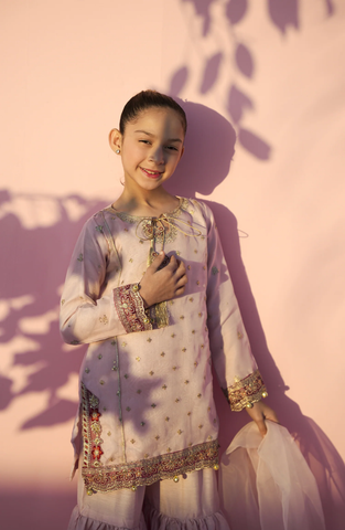 Main Hun Maryam Guriya | Embroidered Organza 3 Piece Stitched Suit D-2