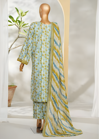 PRINTED LAWN 3PC Stitched COLLECTION By Bin Saeed D-4