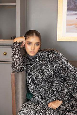 Black & White Vol3 Salina Digital Print Un Stitched 3 Pcs By Regalia Textile D-6
