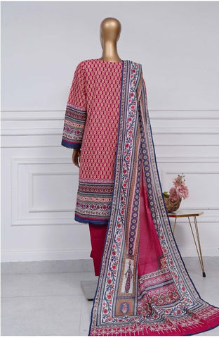 Printed Lawn Vol2 3 Piece Stitched Suit By Sadabahar2025 D-23