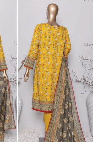 Asasa Vol-4 Printed & Emb Zari Duptta Lawn Coll'24  HZ D -AEL72