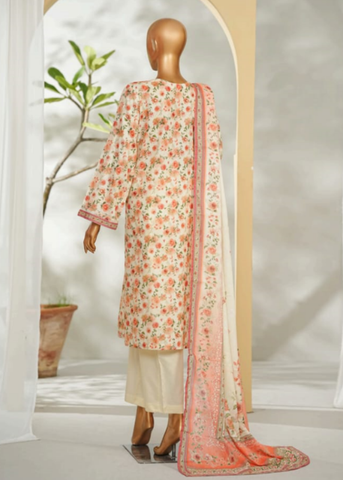 PRINTED LAWN 3PC Stitched COLLECTION By Bin Saeed D-22