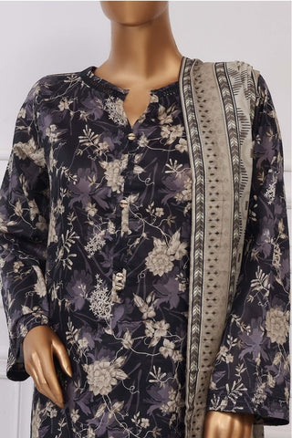 Plain Printed Lawn Vol-04 By Sadabahar D-16