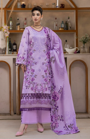 Coco by Panache | Embroidered Lawn 3 Piece Unstitched Suit D-4