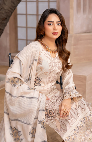 Sehar by Riaz Arts Embroidered Lawn Unstitched 3 Piece Suit Summer Collection D-2