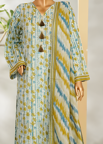 PRINTED LAWN 3PC Stitched COLLECTION By Bin Saeed D-4