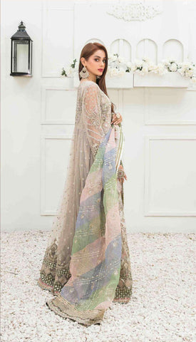D-8326 Amani Semi stitched 3 Pcs Embroidered Formal collection'23