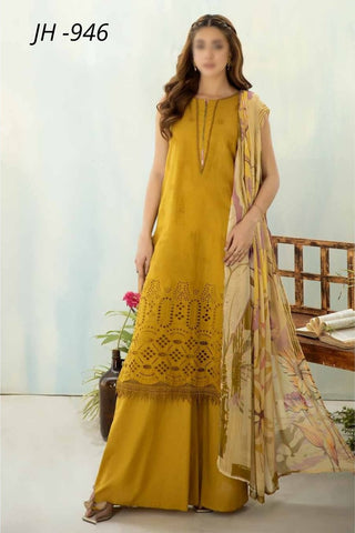Maya Un Stitched 3 Pics  Chikankari Digital Print Lawn Coll2025 JH946