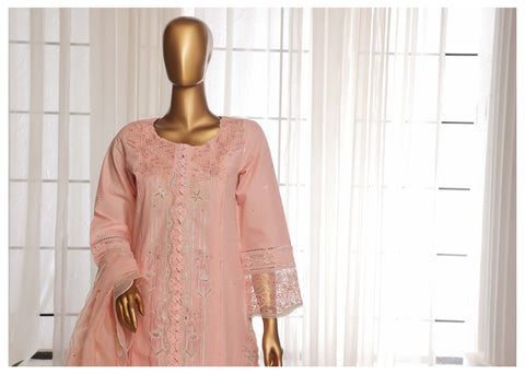 Luxury Embroidered Spring Vol-03 By Sadabahar D-02
