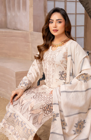 Sehar by Riaz Arts Embroidered Lawn Unstitched 3 Piece Suit Summer Collection D-2