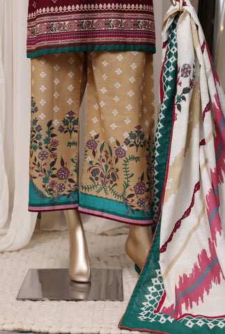Sadabahar Printed Khaddar Winter collection Stitched 3 Piece Suit D-2