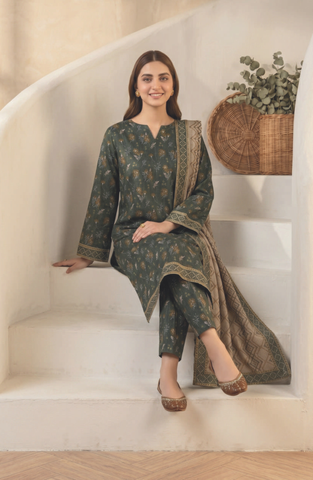 AREEMAN V1 by Shahid Tawakkal | Rotary Printed Lawn 3 Piece Stitched Suit D-5