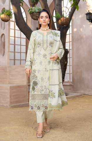 Sehar by Riaz Arts Embroidered Lawn Unstitched 3 Piece Suit Summer Collection D-3