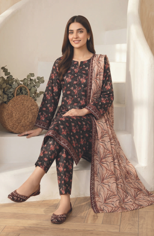 AREEMAN V2 by Shahid Tawakkal | Rotary Printed Lawn 3 Piece Stitched Suit D-1