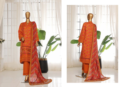 Rania Embroidered Lawn Vol-01 By sadabahar D-4