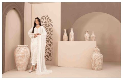 Alani Fancy Embroidered Chiffon Collection By Tawakkal D-04