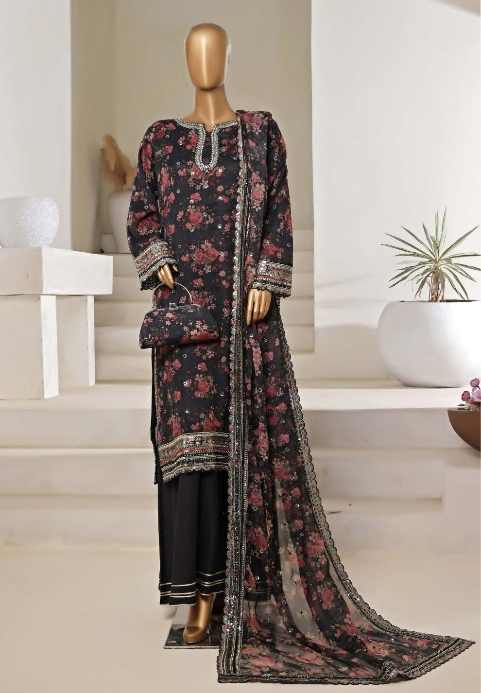 Cira Luxe Chiffon Collection By Sadabahar D-02