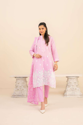 Marin by Tawakkal Fabrics | Embroidered Printed Lawn 3 Piece Unstitched Suit D-4