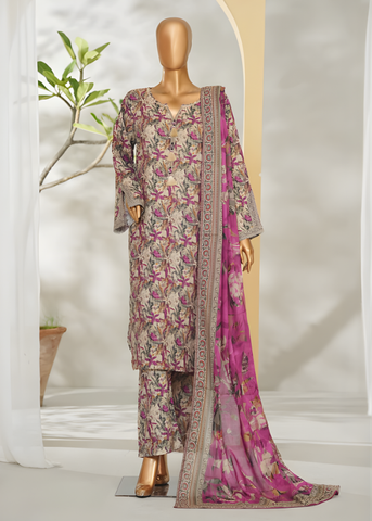 PRINTED LAWN 3PC Stitched COLLECTION By Bin Saeed D-5