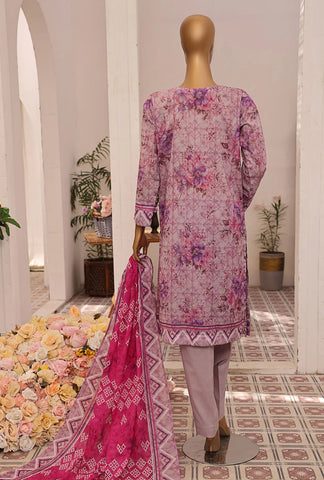 Asasa V2  Emb Lawn Suit Unstitched 3 Piece  Summer Coll -D 3003