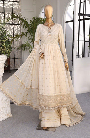 Cortesia Luxury Emb Chiffon Coll'24 By HZ Tex D-CC 06 CORAL MIST