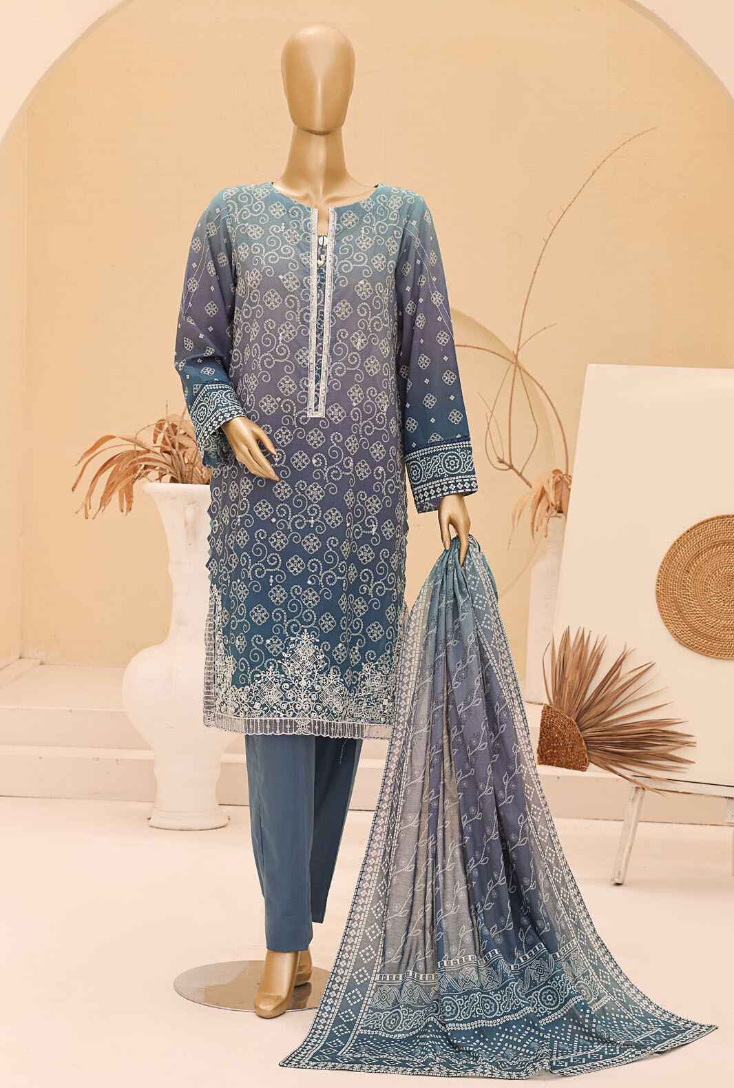 Chunri by  Emb Lawn Unstitched 3 Piece Suit D-921
