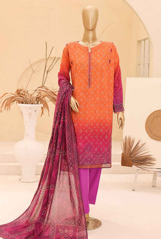 Chunri by  Emb Lawn Unstitched 3 Piece Suit D-927