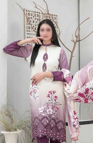 Imza Printed & Emb Linen Coll24 By Tawakkal D-1098