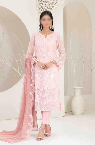 Cala Emb Chiffon Semi-Stitched Tawakkal-D 3740