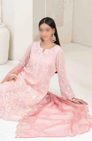 Cala Emb Chiffon Semi-Stitched Tawakkal-D 3740