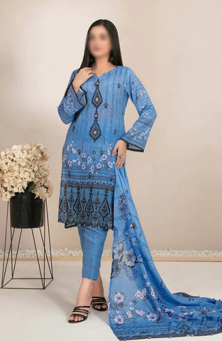 Roha Emb & Print Boring Daman Coll'24 By Tawakkal D-9328