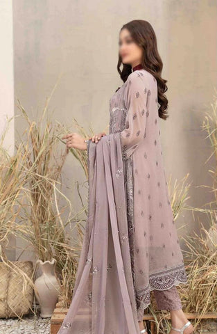Arushi Semi-Stitched Luxury Emb Chiffon D-9981