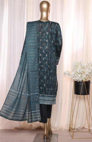 HZ Dynasty Printed & Emb Jacquard Lawn Coll.24 D-19