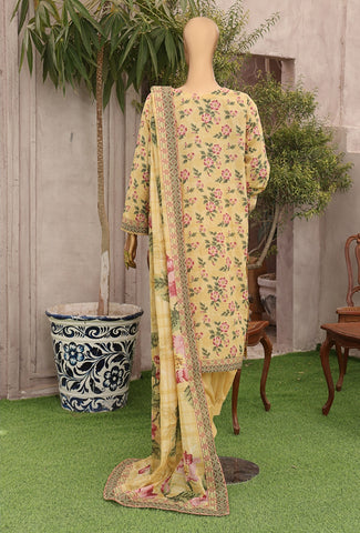 Magic Print Collection Vol-01 3pcs Unstitched By Hz D-01