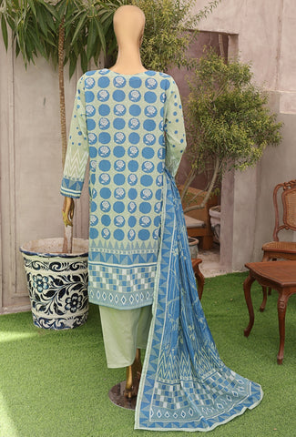Magic Print Collection Vol-01 3pcs Unstitched By Hz D-02
