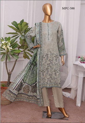 Magic Print Collection Vol-01 3pcs Unstitched By Hz D-07