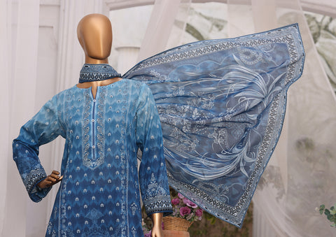Magic Print Collection Vol-01 3pcs Unstitched By Hz D-09