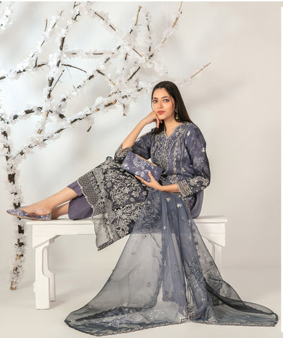 ISHQ By Tawakkal Fabrics Semi-Stitched Fancy Collection D-2