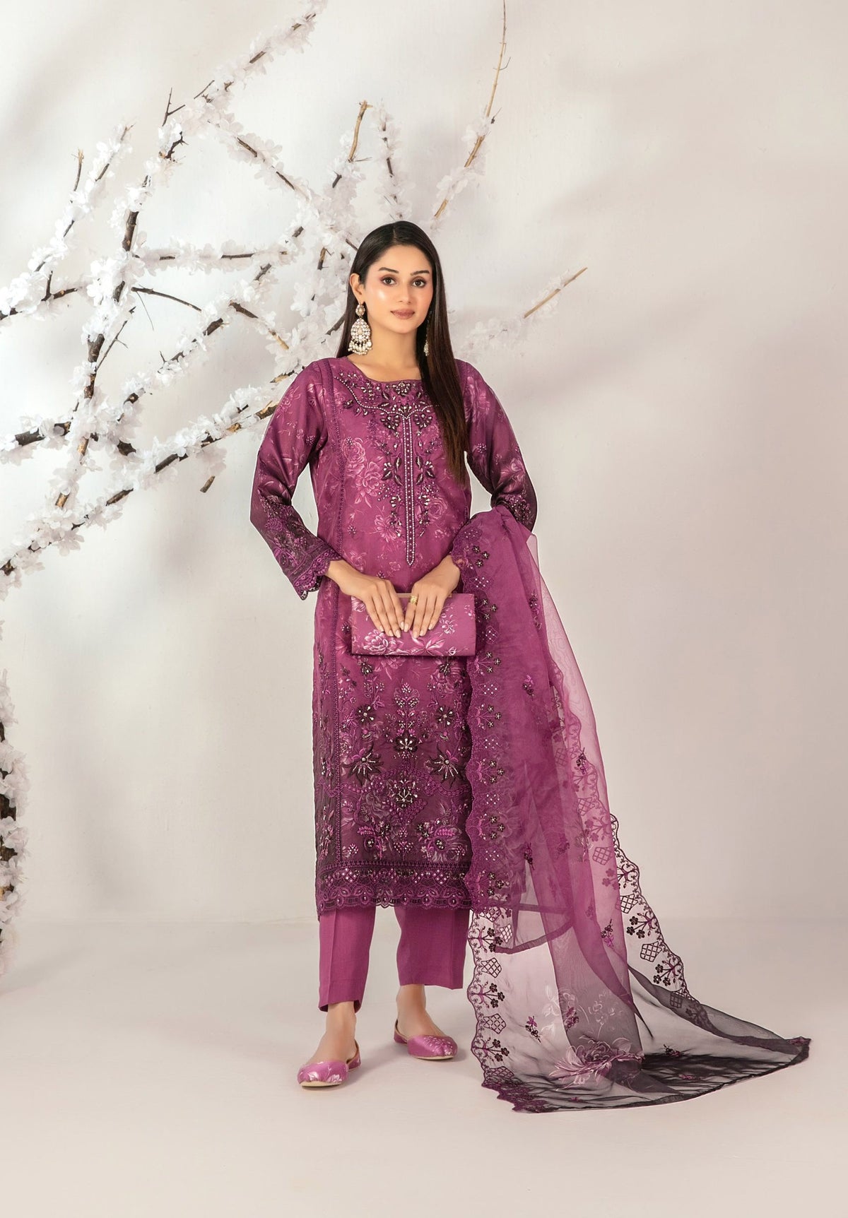 ISHQ By Tawakkal Fabrics Semi-Stitched Fancy Collection D-5