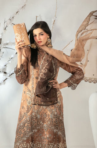 ISHQ By Tawakkal Fabrics Semi-Stitched Fancy Collection D-6