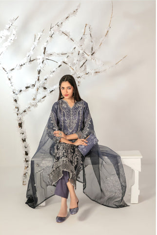 ISHQ By Tawakkal Fabrics Semi-Stitched Fancy Collection D-2