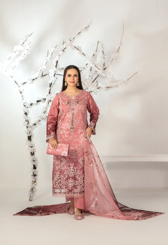 ISHQ By Tawakkal Fabrics Semi-Stitched Fancy Collection D-3