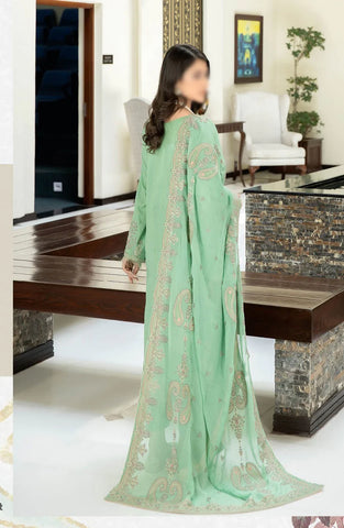Elysia Luxury Embroidered Lawn Collection'24 D-888