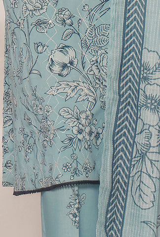 Mother Linen Embroidered Un-Stitched Collection D-1